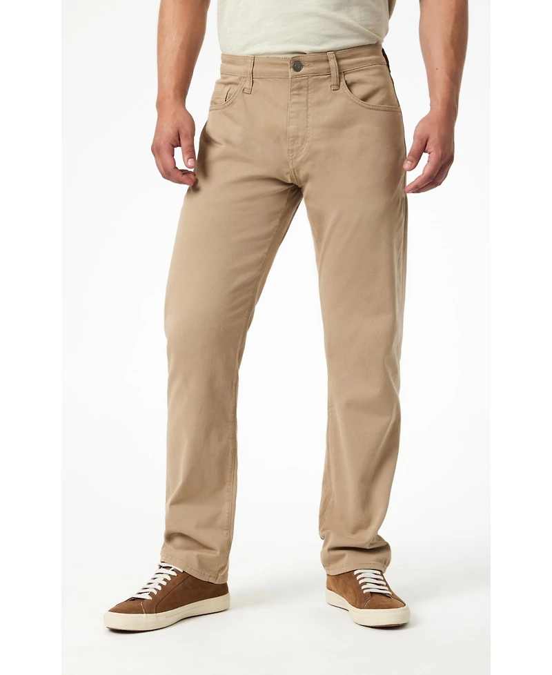 Mavi Jeans Men's Matt Relaxed Straight Leg Khaki Casual Twill