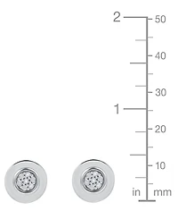 Macy's Diamond Round Earrings (1/10 ct. t.w.) in Sterling Silver