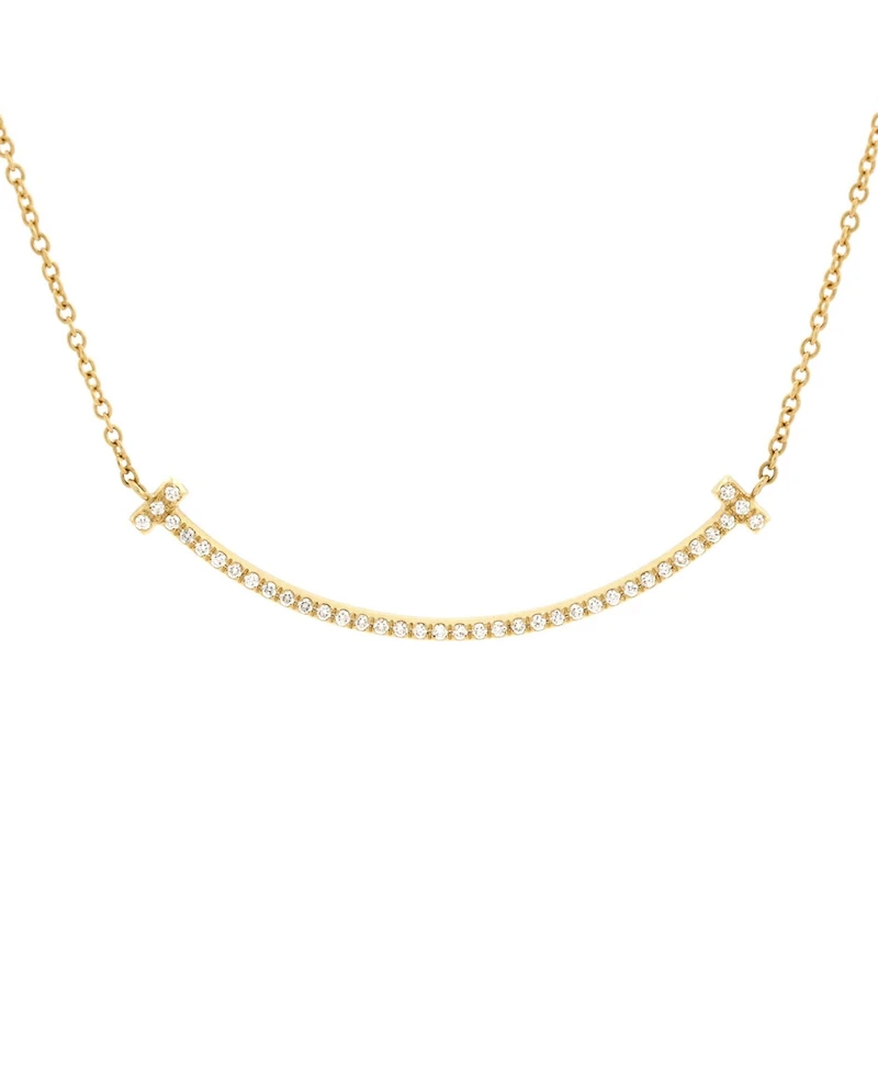 Pre-Owned Tiffany & Co. T Smile Pendant Necklace