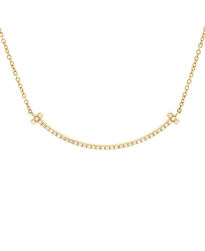 Pre-Owned Tiffany & Co. T Smile Pendant Necklace