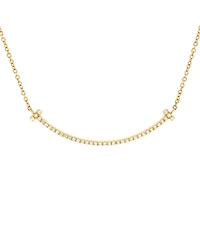 Pre-Owned Tiffany & Co. T Smile Pendant Necklace