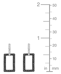 Macy's Diamond Post Back Earrings (1/6 ct. t.w.) in Sterling Silver