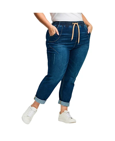 Avenue Women's Taliah Denim Jogger