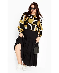 Avenue Women's Daisy Long Sleeve Top