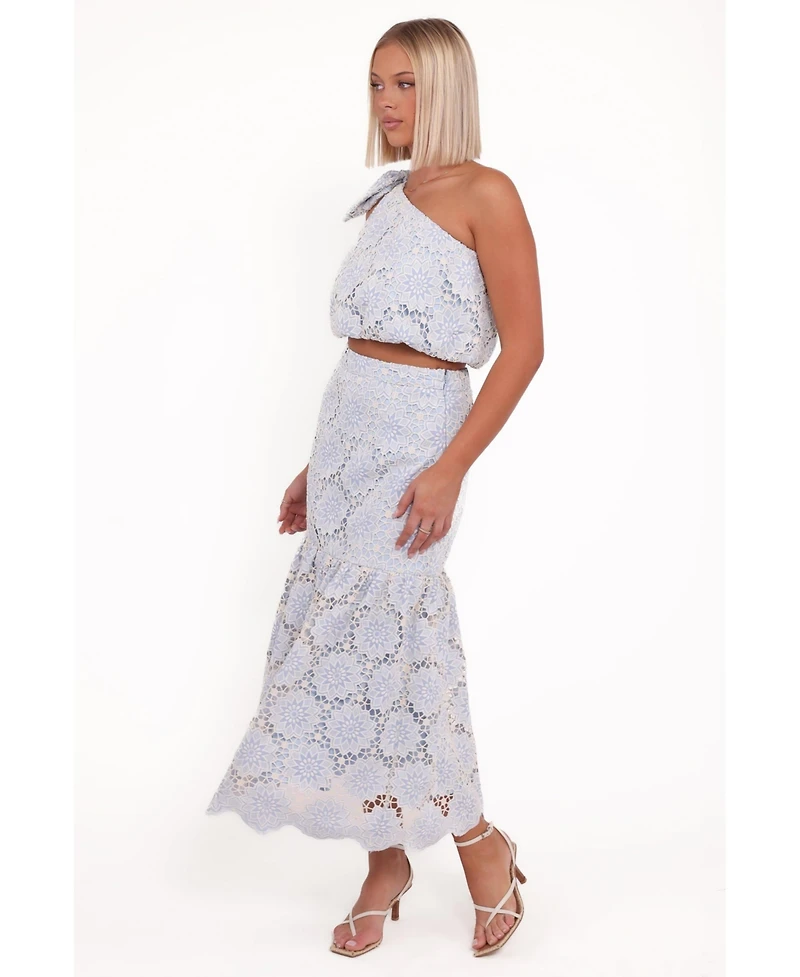 Petal and Pup Women's Jennie Skirt Set - Blue