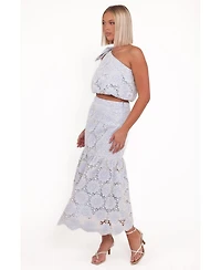 Petal and Pup Women's Jennie Skirt Set - Blue