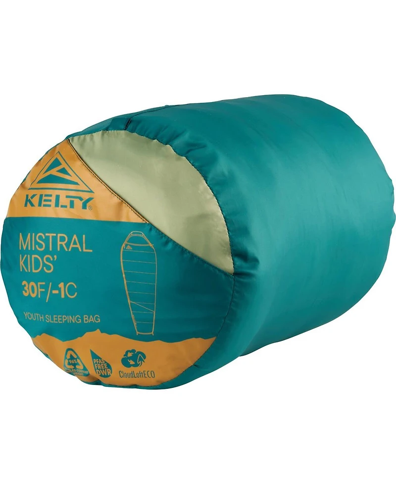 Kelty Mistral Sleeping Bag: 30F Synthetic Kids' Kids' Sleeping Bags