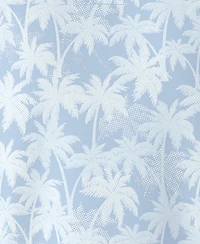 Pga Tour Men's All-Over Geometric Palm Print Short-Sleeve Golf Polo Shirt