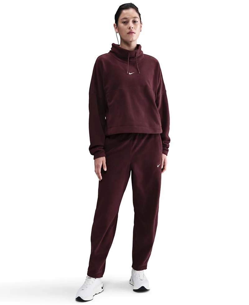 Nike Women's Therma-Fit Mid-Rise Fleece Pants