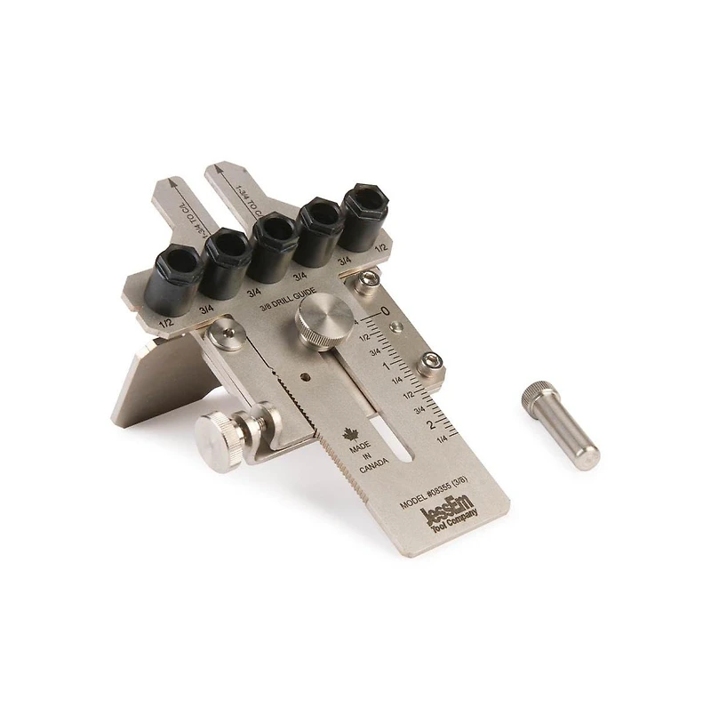 JessEm 08355 3/8" Stainless Dowelling Jig with Angle