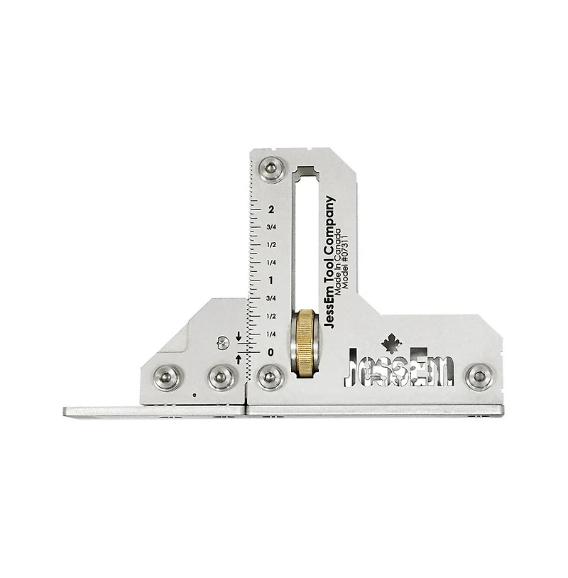 JessEm 07311 14 Guage Stainless Steel Tool Setting Gauge - Imperial - Small