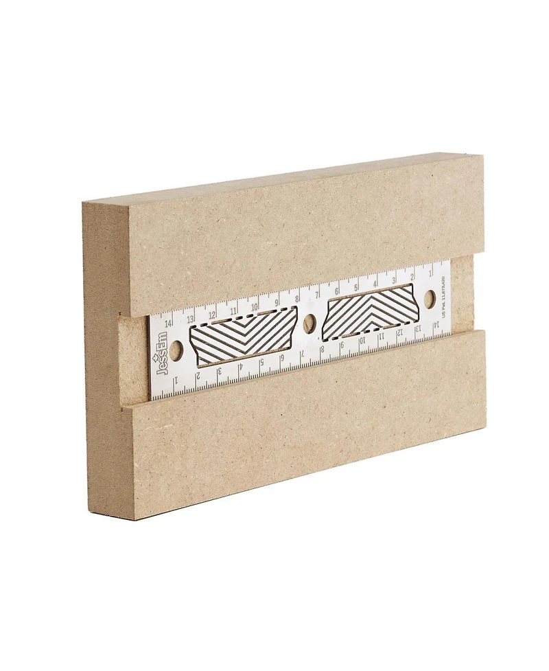 JessEm 07414 Stainless Steel 150mm Precision Ruler with Patented Flex Grip and Fade Resistant Markings