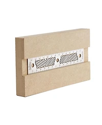 JessEm 07414 Stainless Steel 150mm Precision Ruler with Patented Flex Grip and Fade Resistant Markings