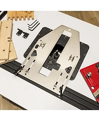 JessEm 06300 Precision Finger Box Joint Jig for Router Tables with 3 Aluminum Keys Smooth Bearing Glide System