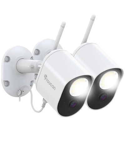 Toucan Security Floodlight Camera -Pack No Subscription Required