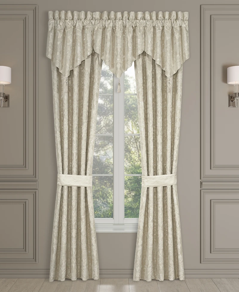 J Queen New York Celine Window Ascot Valance, 40" x 21"