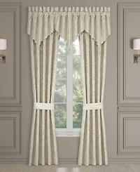 J Queen New York Celine Window Ascot Valance, 40" x 21"