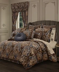J Queen New York Sofia Chenille Damask Comforter Sets