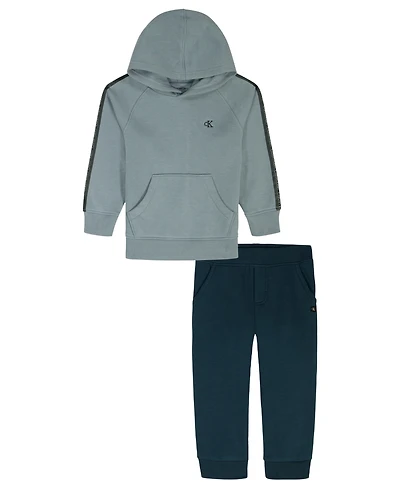 Calvin Klein Baby Boys Hoodie and Joggers, 2-Piece Set