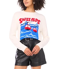 Vince Camuto Women's Swiss Alps Crewneck Sweater