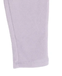 Rare Editions Baby Girls 2-Piece Heart Pattern Fleece Top and Leggings Set