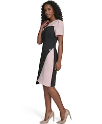 Tommy Hilfiger Women's Color-Blocked Asymmetric Dress