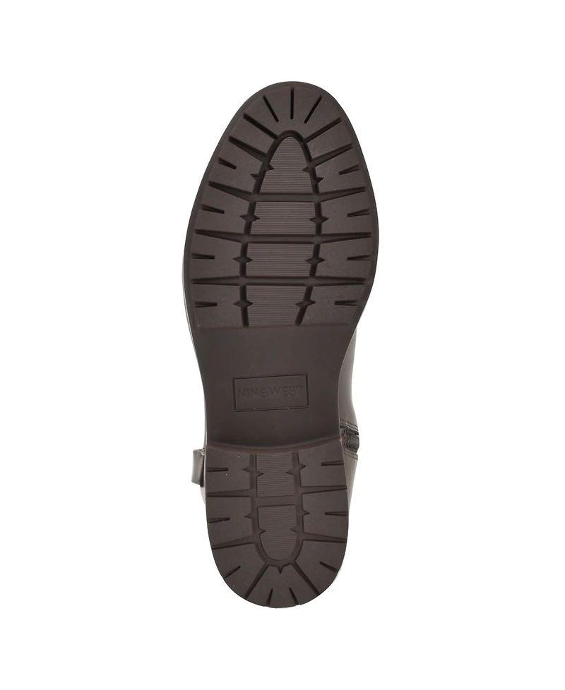 Nine West Women's Leigha Tall Block Heel Riding Boots