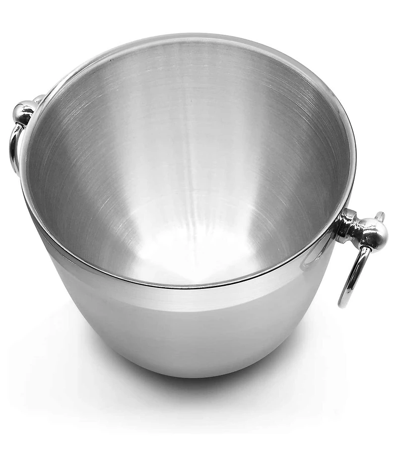 Mega Casa Megacasa 2.8 Liter Insulated Stainless Steel Ice Bucket with Ice Tongs and Lid