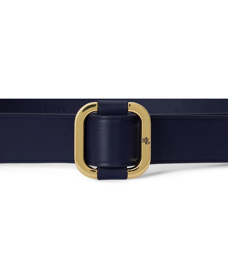 Lauren Ralph Women's Slide Buckle Leather Belt