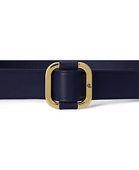 Lauren Ralph Women's Slide Buckle Leather Belt