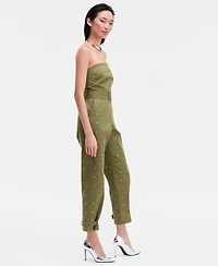 I.n.c. International Concepts Women's Embellished Strapless Jumpsuit, Macy's Exclusive