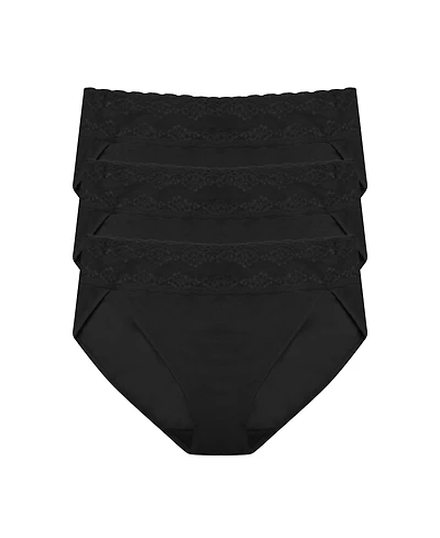 Natori Women's 3-Pack Bliss Perfection French Bikini Panty Set