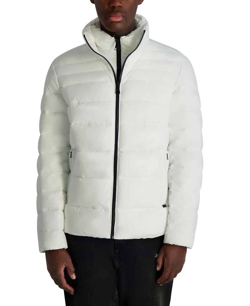 Karl Lagerfeld Paris Men's Mid Weight Puffer