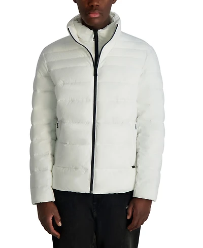 Karl Lagerfeld Paris Men's Mid Weight Puffer