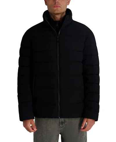 Karl Lagerfeld Paris Men's Mid Weight Puffer