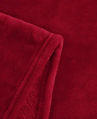 Tommy Hilfiger Solid Plush Blanket, Twin
