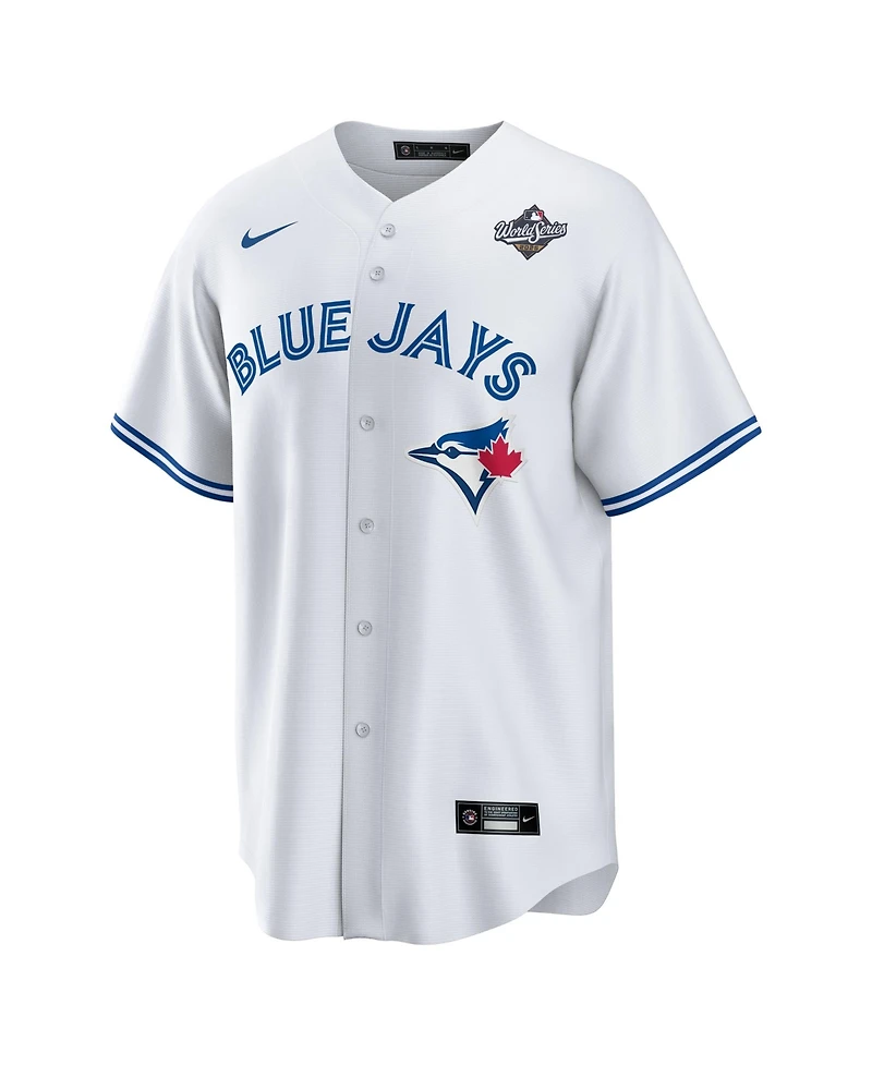 Nike Men's George Springer White Toronto Blue Jays 2025 World Series Home Replica Player Jersey
