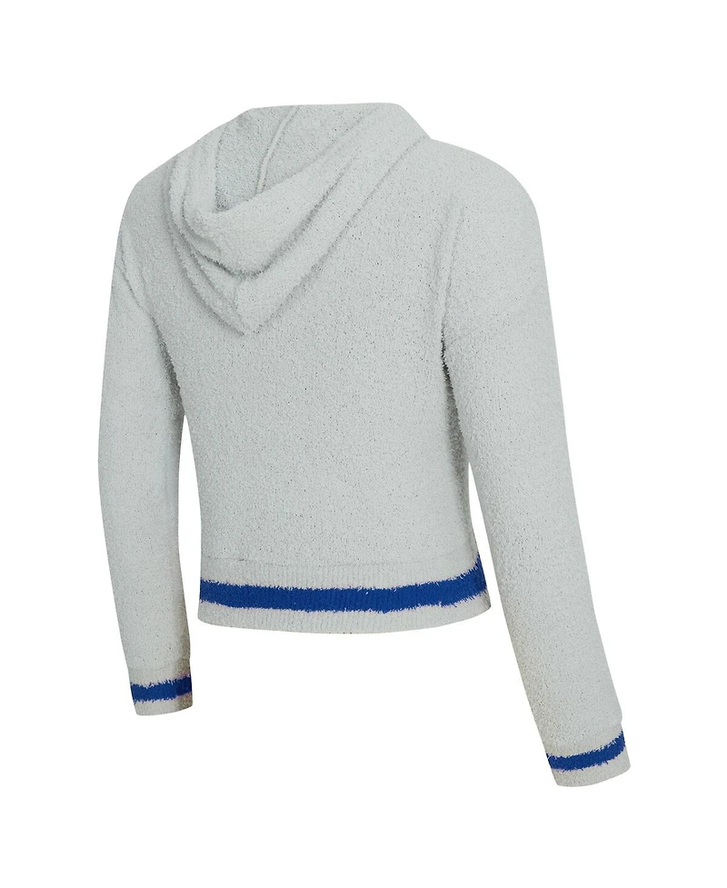 Concepts Sport Women's 2-Piece Gray Indianapolis Colts Whitley Long Sleeve Hoodie Top and Shorts Set