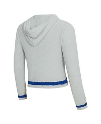 Concepts Sport Women's 2-Piece Gray Indianapolis Colts Whitley Long Sleeve Hoodie Top and Shorts Set