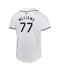 Nike Big Boys and Girls Carson Williams White Tampa Bay Rays Home Player Game Jersey