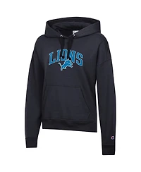 Champion Women's Black Detroit Lions Powerblend Hoodie