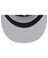 New Era Men's Black Baltimore Ravens Ripstop Patch 9FIFTY Split Panel Snapback Hat