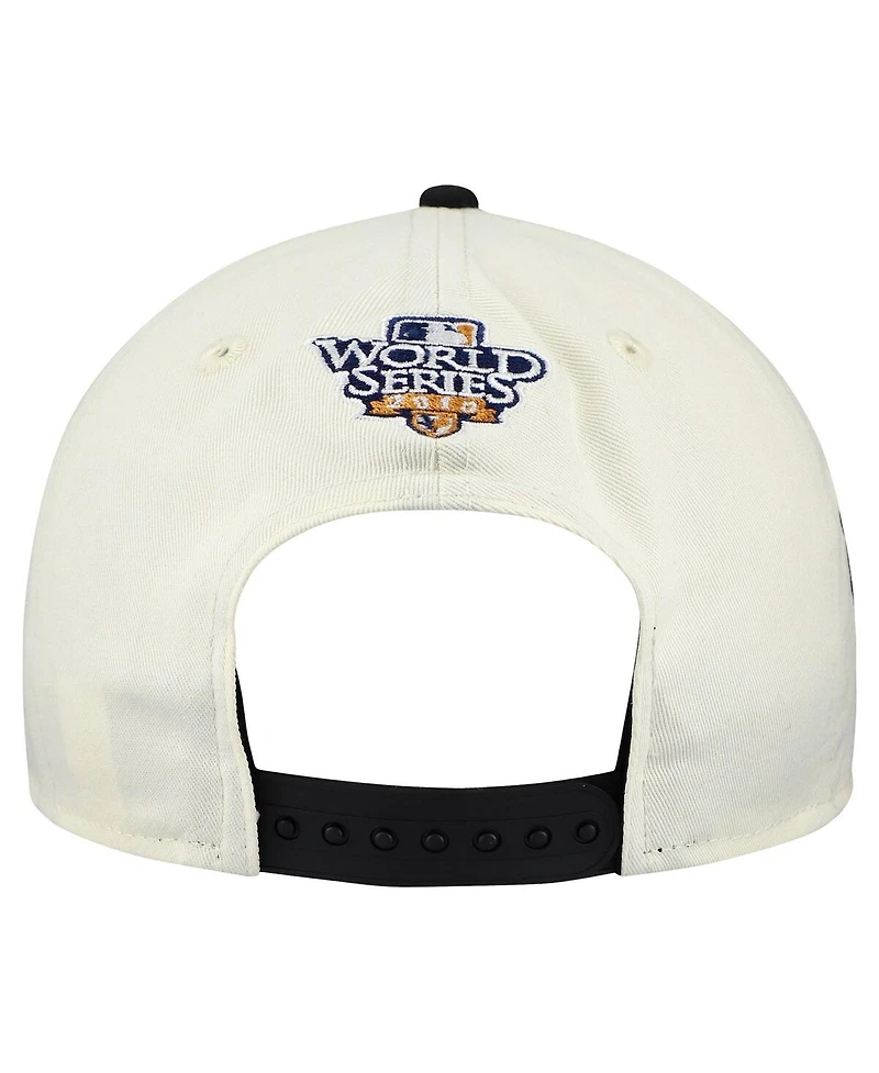 New Era Men's Cream/Black San Francisco Giants World Series 9FORTY M-Crown A-Frame Adjustable Hat
