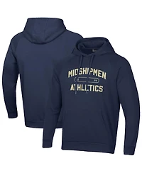 Under Armour Men's Navy Midshipmen 2025 Sideline Rival Fleece Hoodie