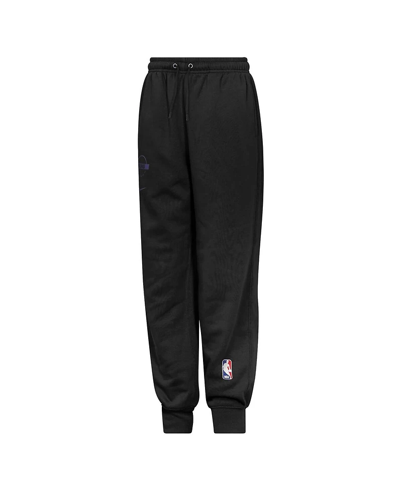 Nike Big Boys and Girls Black Phoenix Suns Club Fleece Practice Jogger Pants