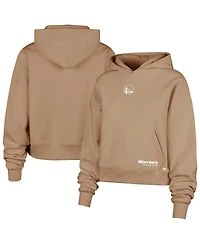 '47 Brand Women's Tan Golden State Warriors Sue Foundation Hoodie Sweatshirt