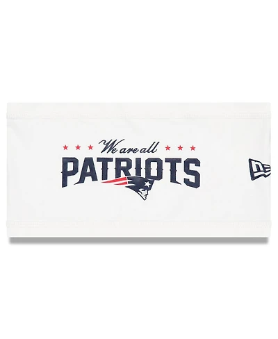 New Era Men's White New England Patriots 2025 Rivalries Collection Sideline Headband