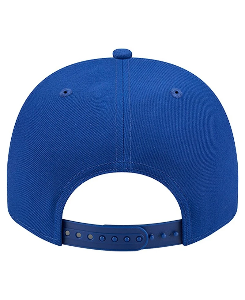New Era Men's Royal New York Mets Local Play A-Frame 9FIFTY Snapback Hat