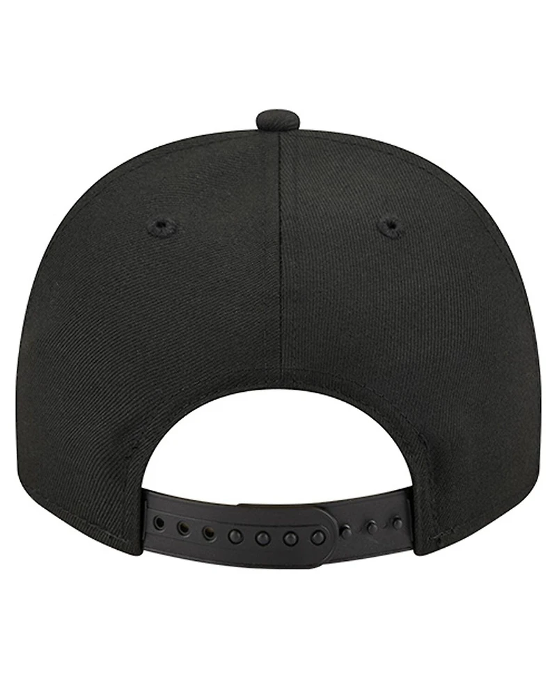 New Era Men's Black Pittsburgh Pirates Local Play A-Frame 9FIFTY Snapback Hat