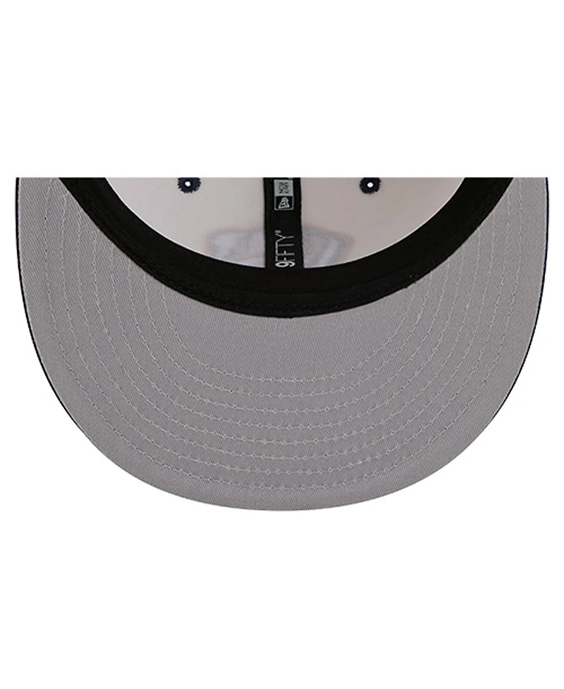 New Era Men's Cream Milwaukee Brewers Mascot Pin 9FIFTY Snapback Hat